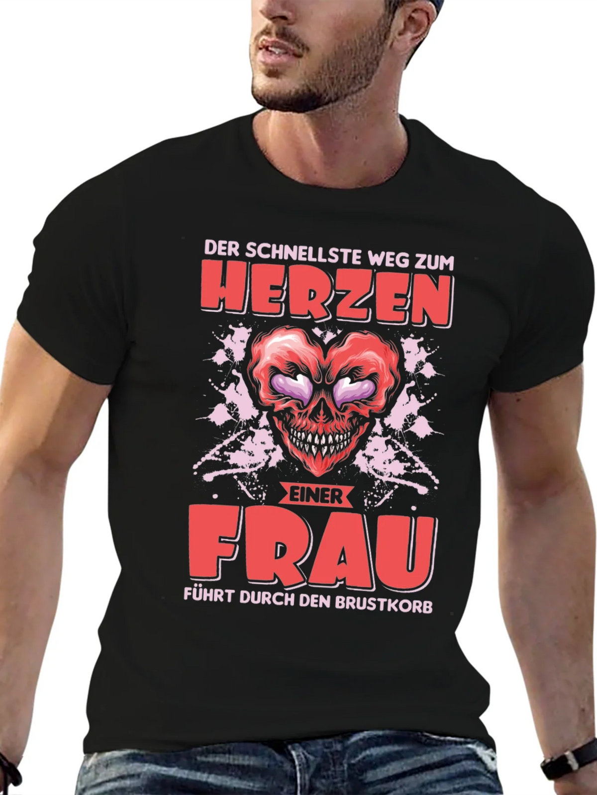 Humorous Graphic Tee: Fastest Way to a Womans Heart product image 6
