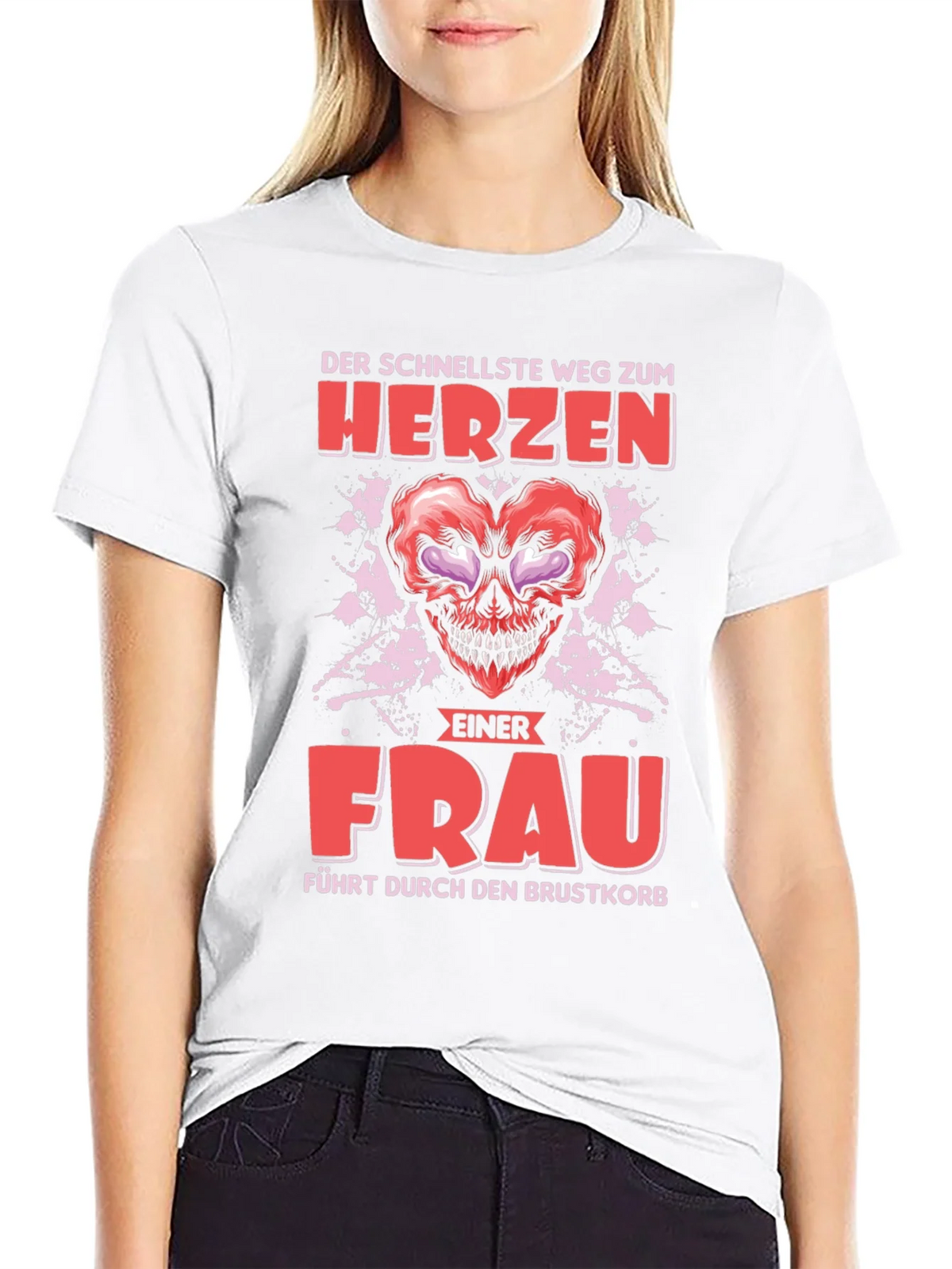 Humorous Graphic Tee: Fastest Way to a Womans Heart product image 8