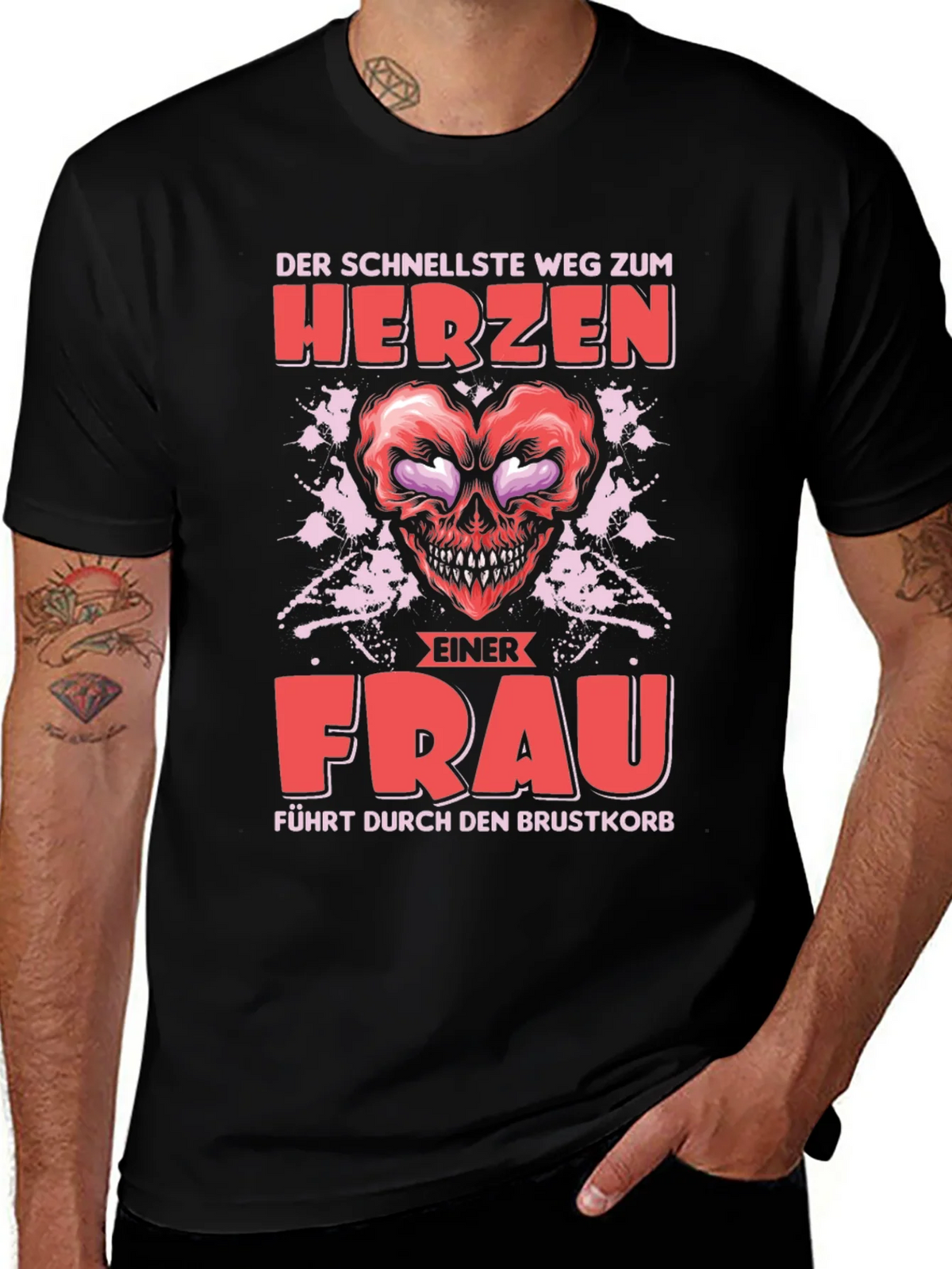 Humorous Graphic Tee: Fastest Way to a Womans Heart product image 1
