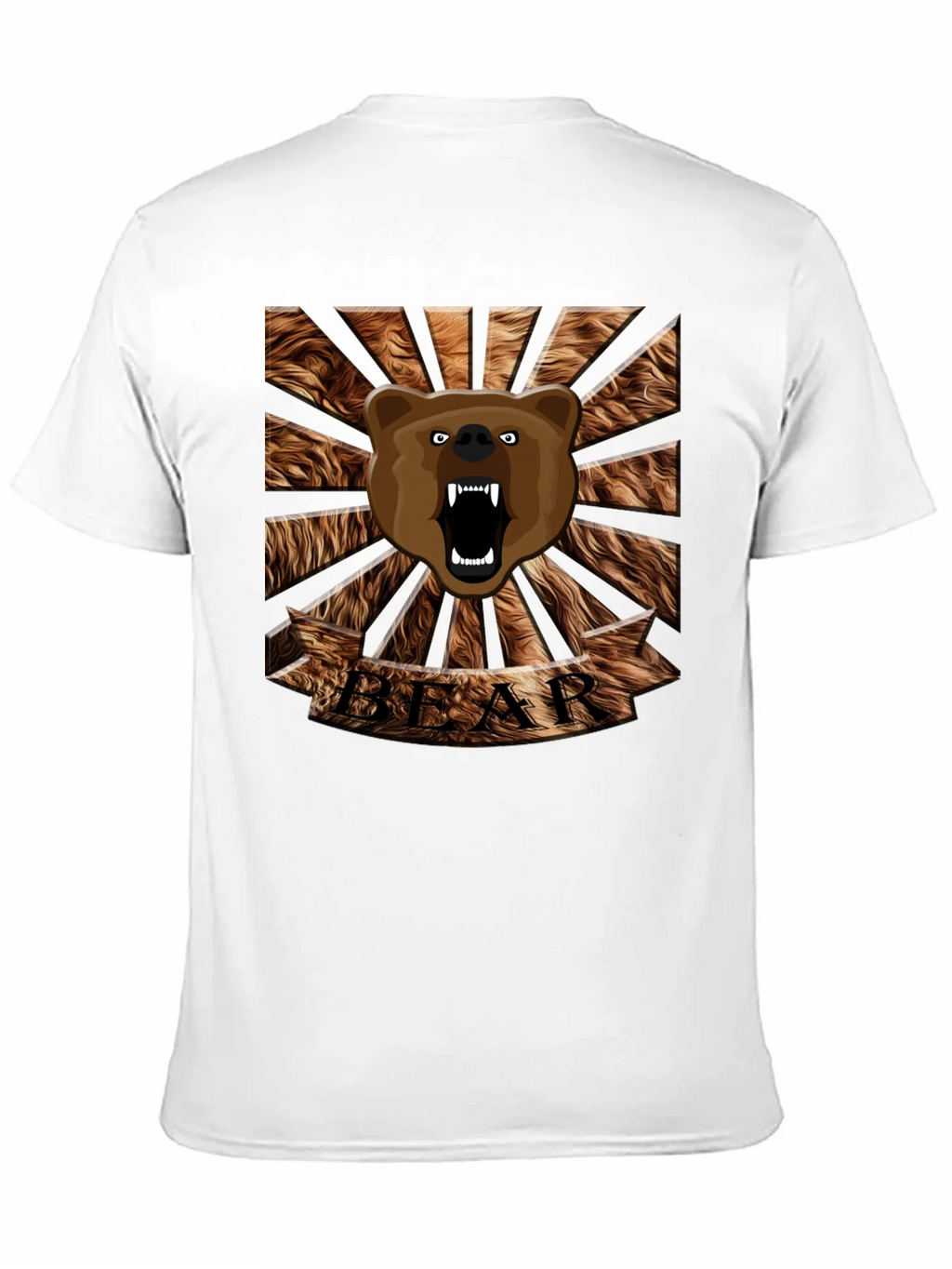 Roaring Bear Graphic T-Shirt - Mens Black Crew Neck Tee product image 10