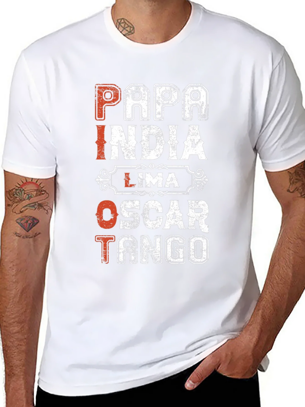 Pilot Phonetic Alphabet T-Shirt product image 7