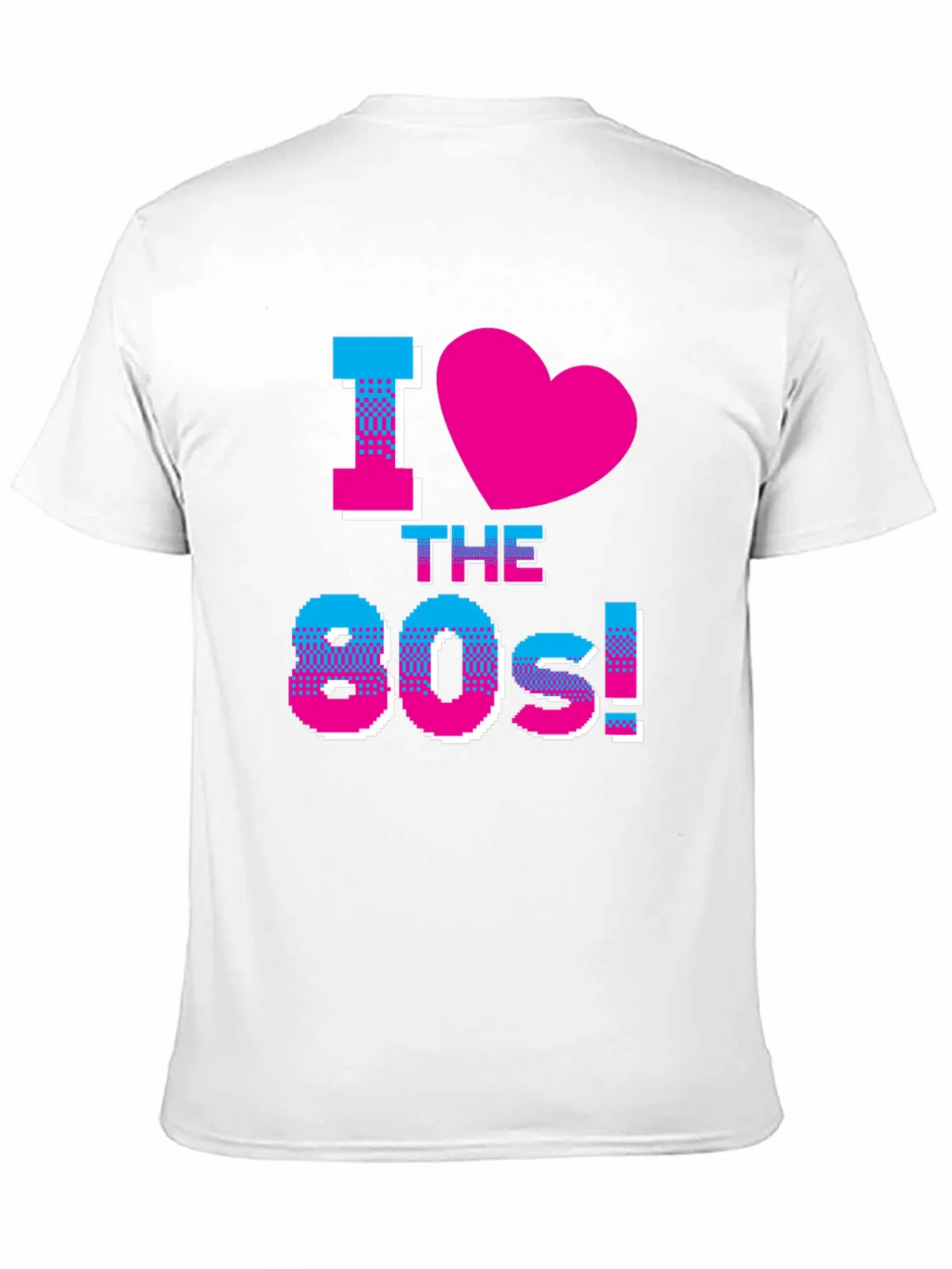 I Love the 80s Retro Graphic Black T-Shirt product image 10