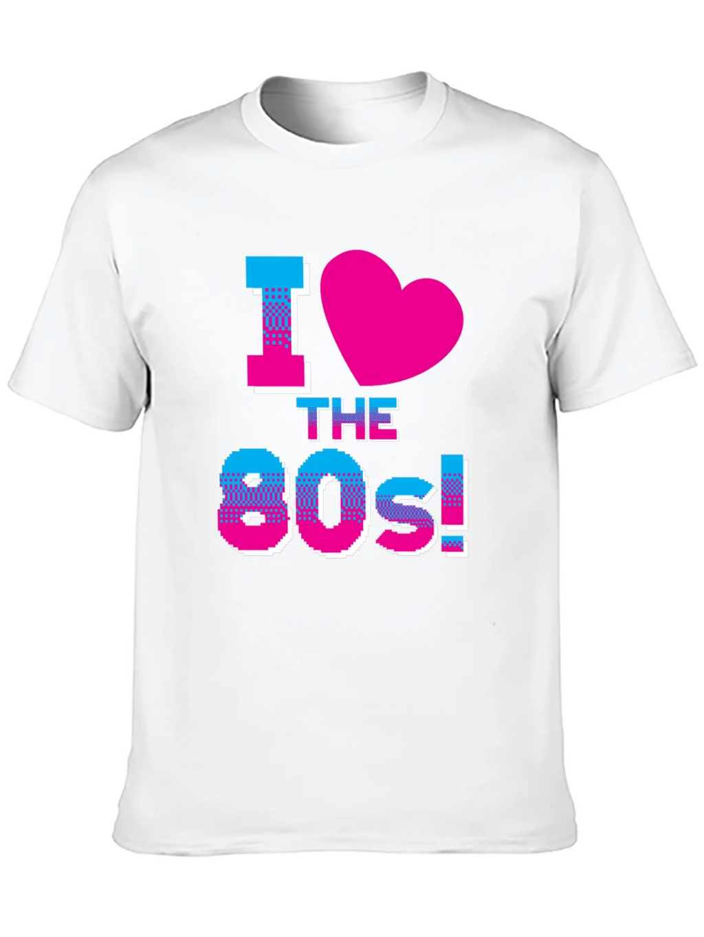 I Love the 80s Retro Graphic Black T-Shirt product image 9