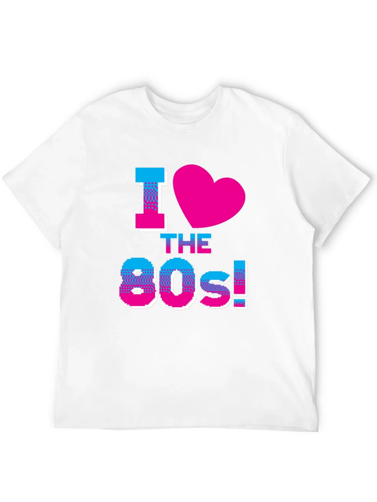 I Love the 80s Retro Graphic Black T-Shirt product image 11