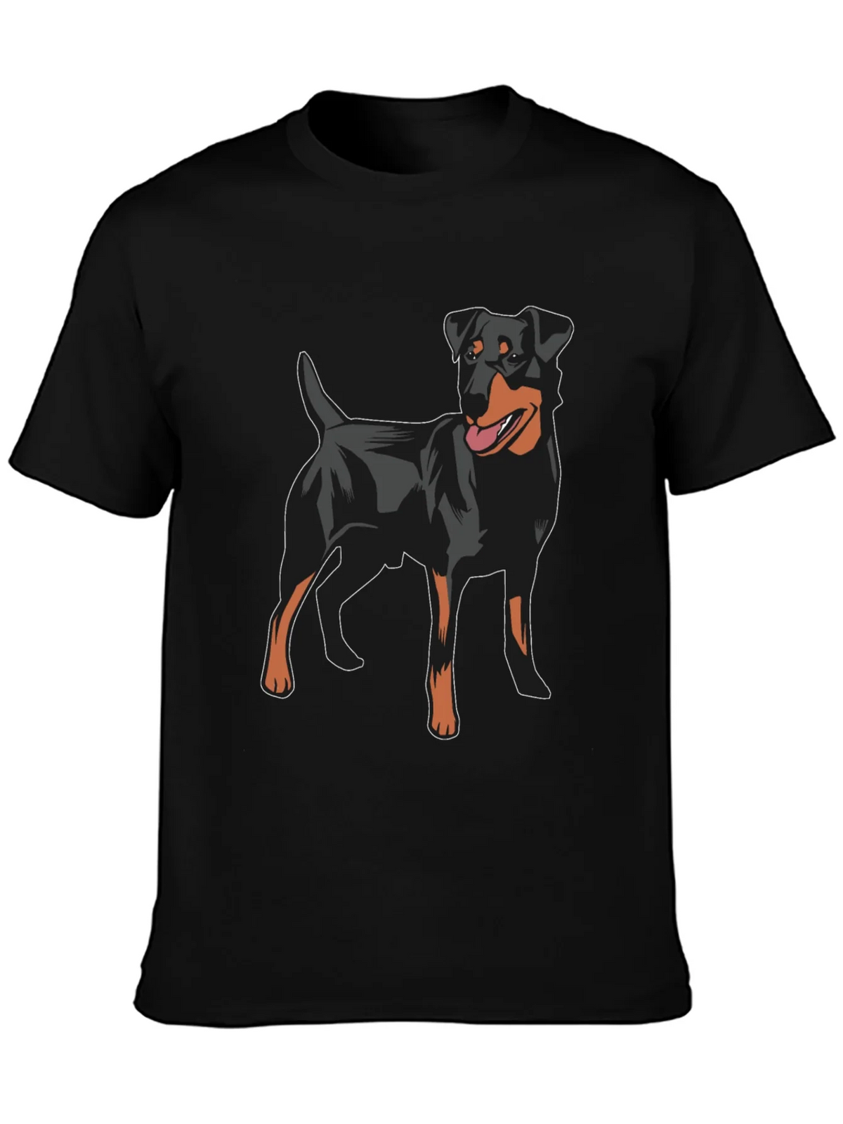 Dog Lovers Black T-Shirt - Jagdterrier Graphic Tee product image 3