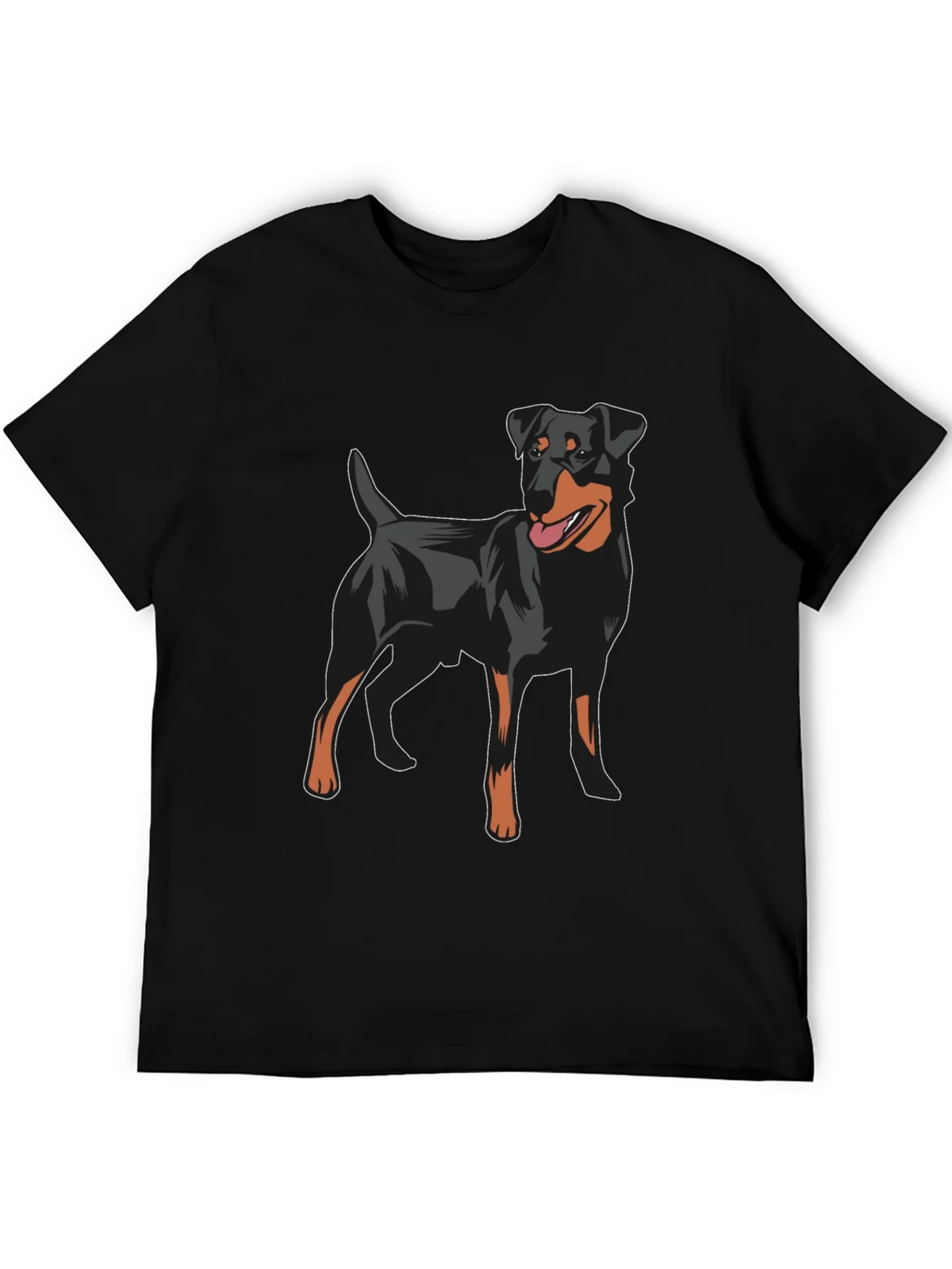 Dog Lovers Black T-Shirt - Jagdterrier Graphic Tee product image 5
