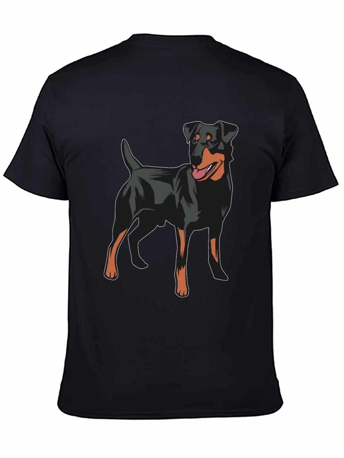 Dog Lovers Black T-Shirt - Jagdterrier Graphic Tee product image 4