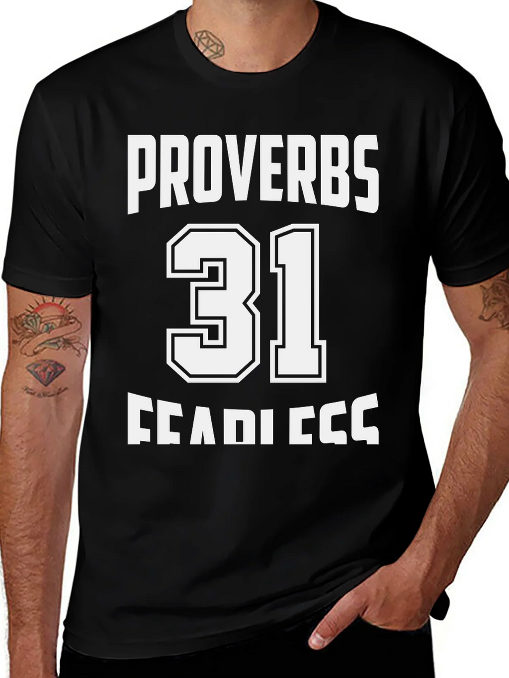 Proverbs 31 Fearless T-Shirt - Christian Apparel product image 1