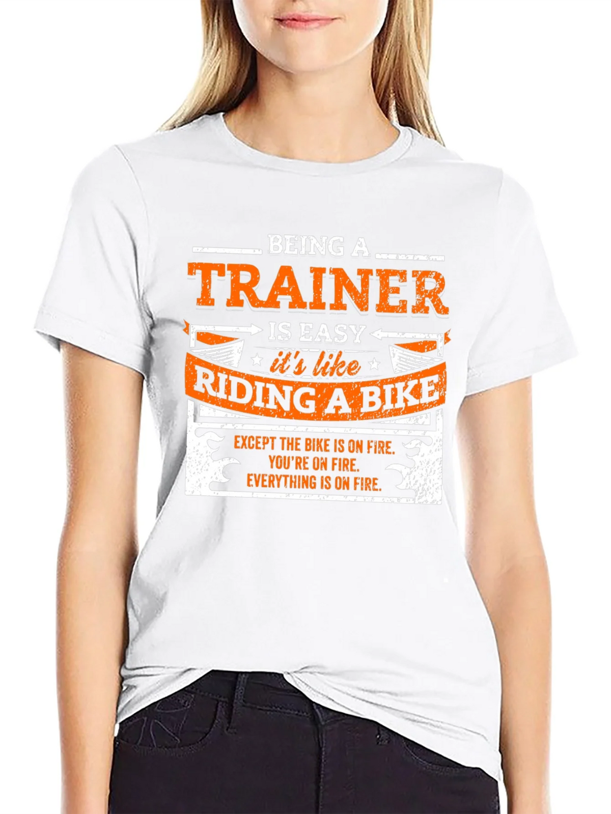 Being a Trainer is Easy Like Riding a Bike T-Shirt product image 8