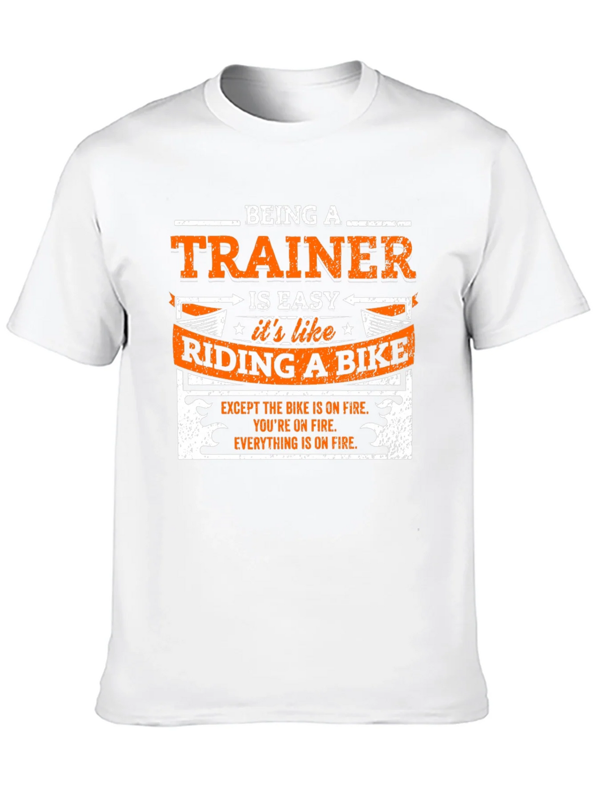 Being a Trainer is Easy Like Riding a Bike T-Shirt product image 9