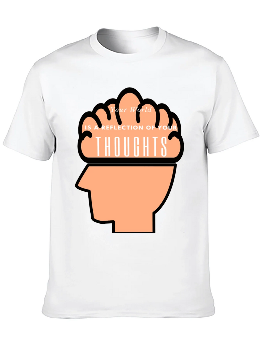 Thoughtful Reflection Graphic Tee - Mens Black T-Shirt product image 9