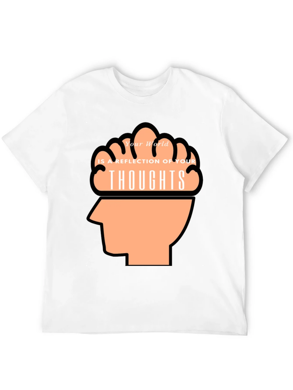 Thoughtful Reflection Graphic Tee - Mens Black T-Shirt product image 11