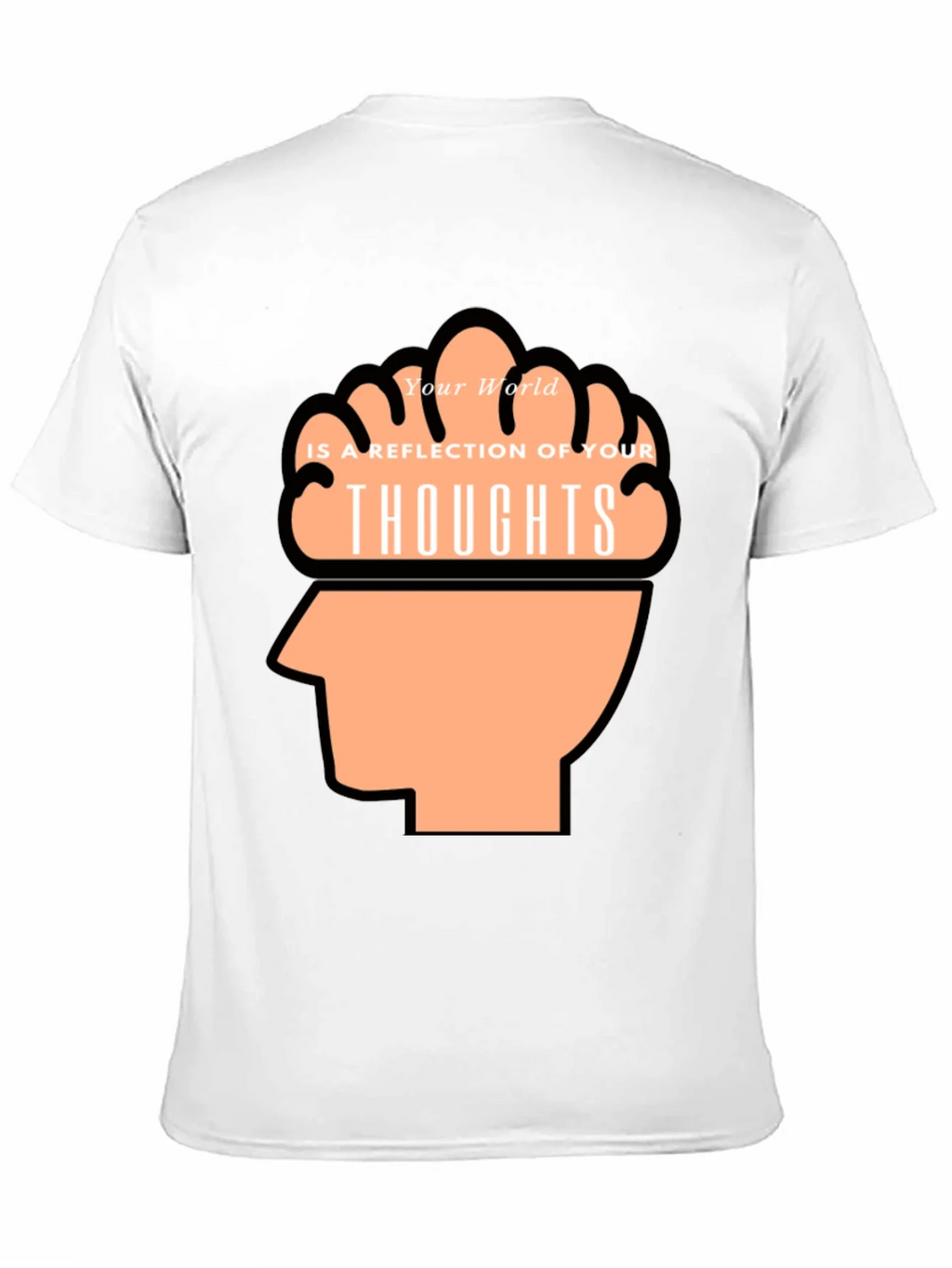 Thoughtful Reflection Graphic Tee - Mens Black T-Shirt product image 10