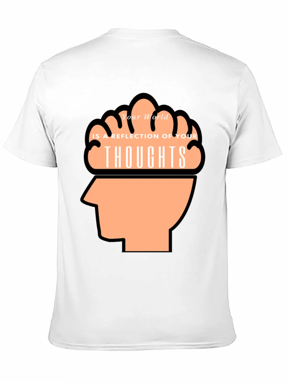 Thoughtful Reflection Graphic Tee - Mens Black T-Shirt product image 10