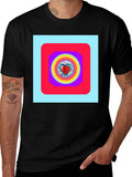 Geometric Heart Graphic Tee - Stylish Menswear product image 1
