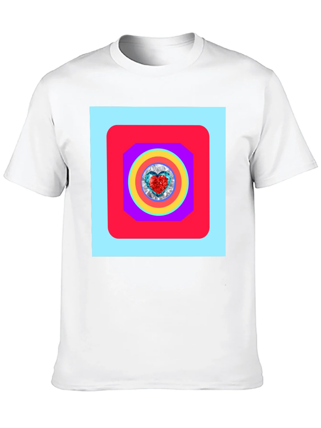 Geometric Heart Graphic Tee - Stylish Menswear product image 9
