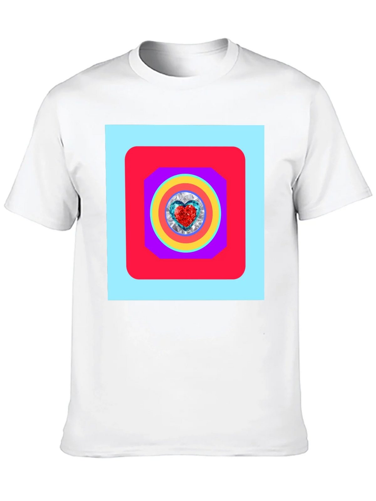 Geometric Heart Graphic Tee - Stylish Menswear product image 9