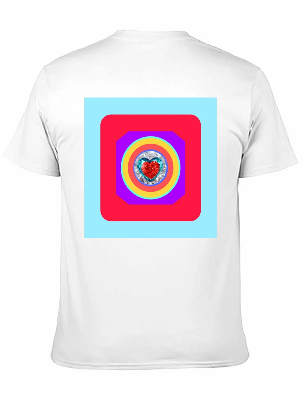 Geometric Heart Graphic Tee - Stylish Menswear product image 10