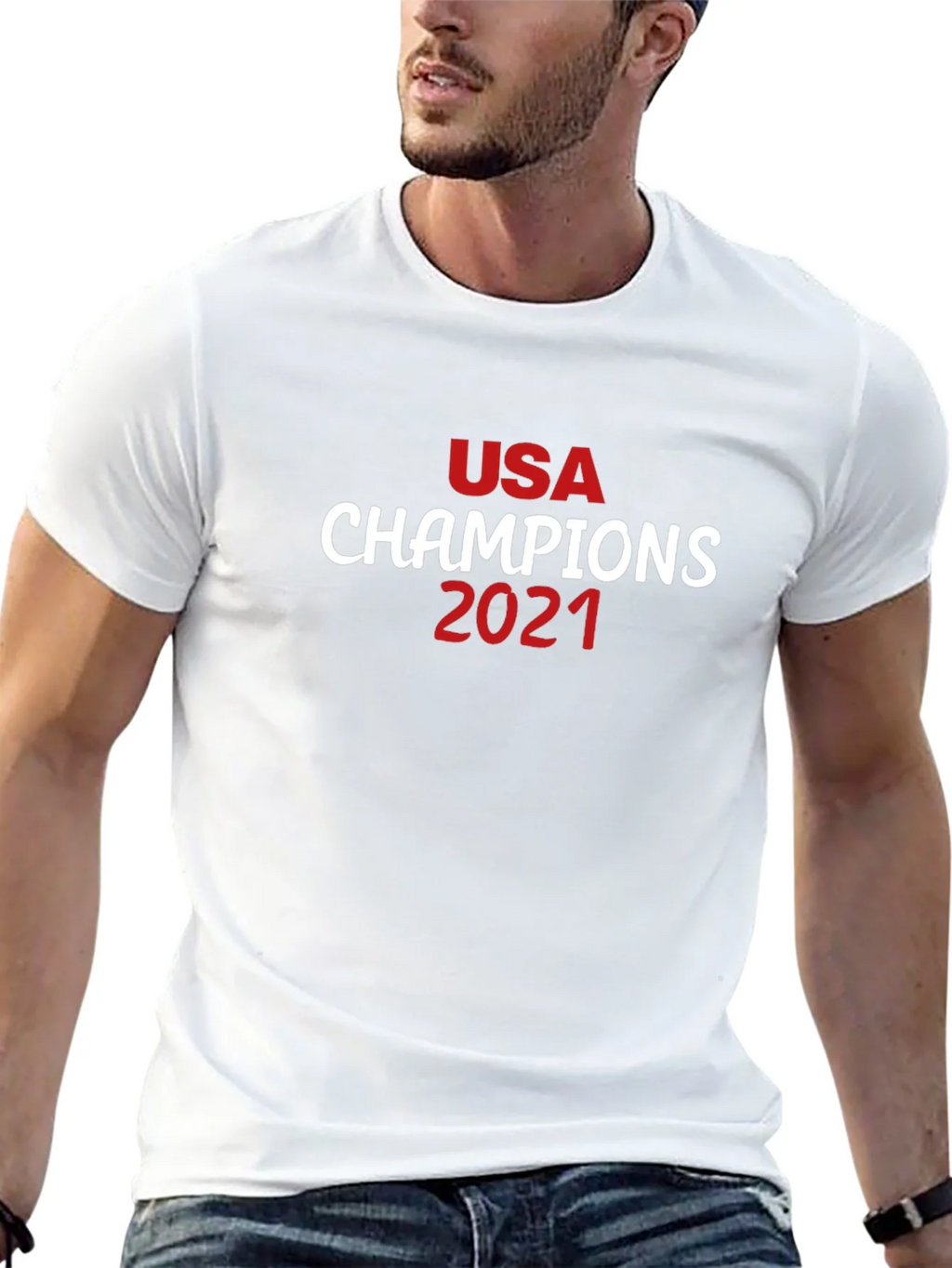 USA Champions 2021 Black T-Shirt product image 12