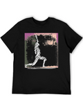 Abstract Yoga Pose Graphic Tee - Black product image 1