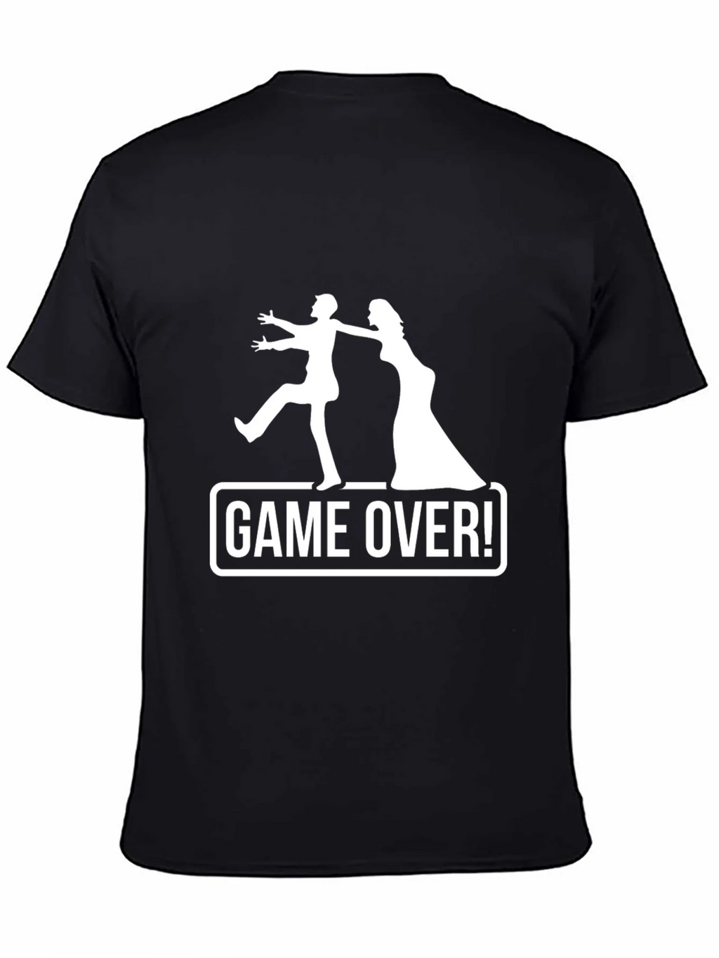Funny Game Over Wedding Groom T-Shirt product image 4
