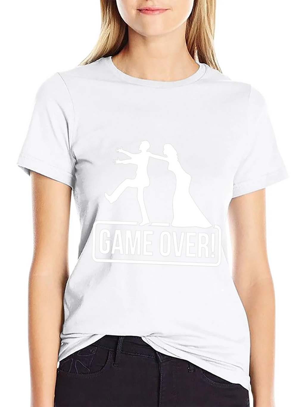 Funny Game Over Wedding Groom T-Shirt product image 8