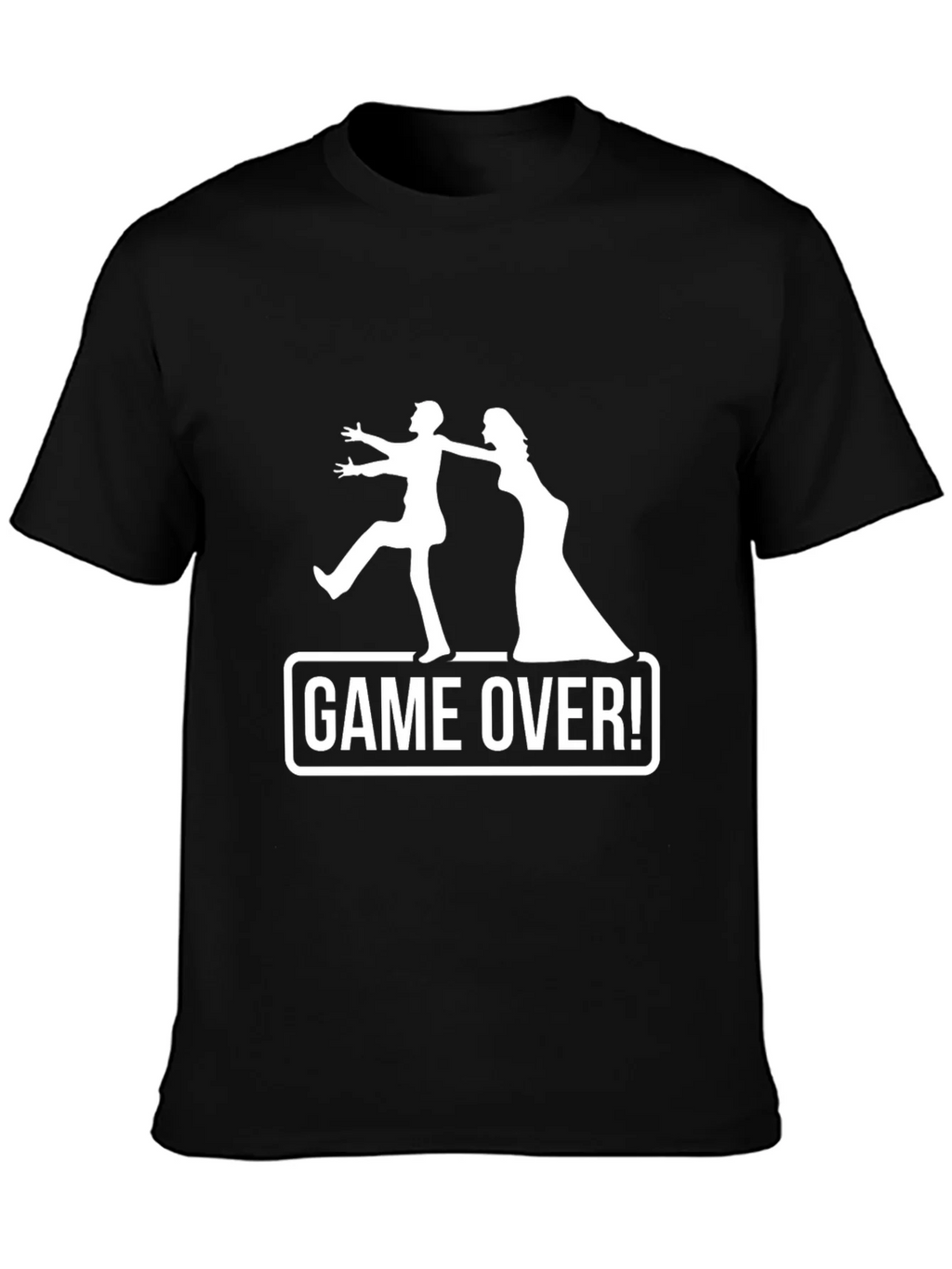 Funny Game Over Wedding Groom T-Shirt product image 3
