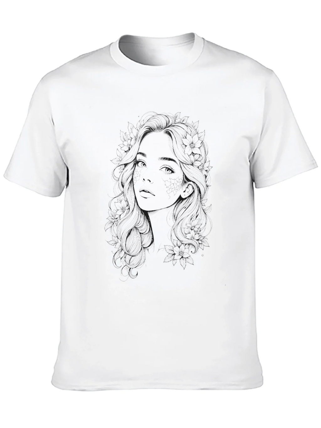 Mens Black Graphic Tee - Dark Silhouette Design product image 9