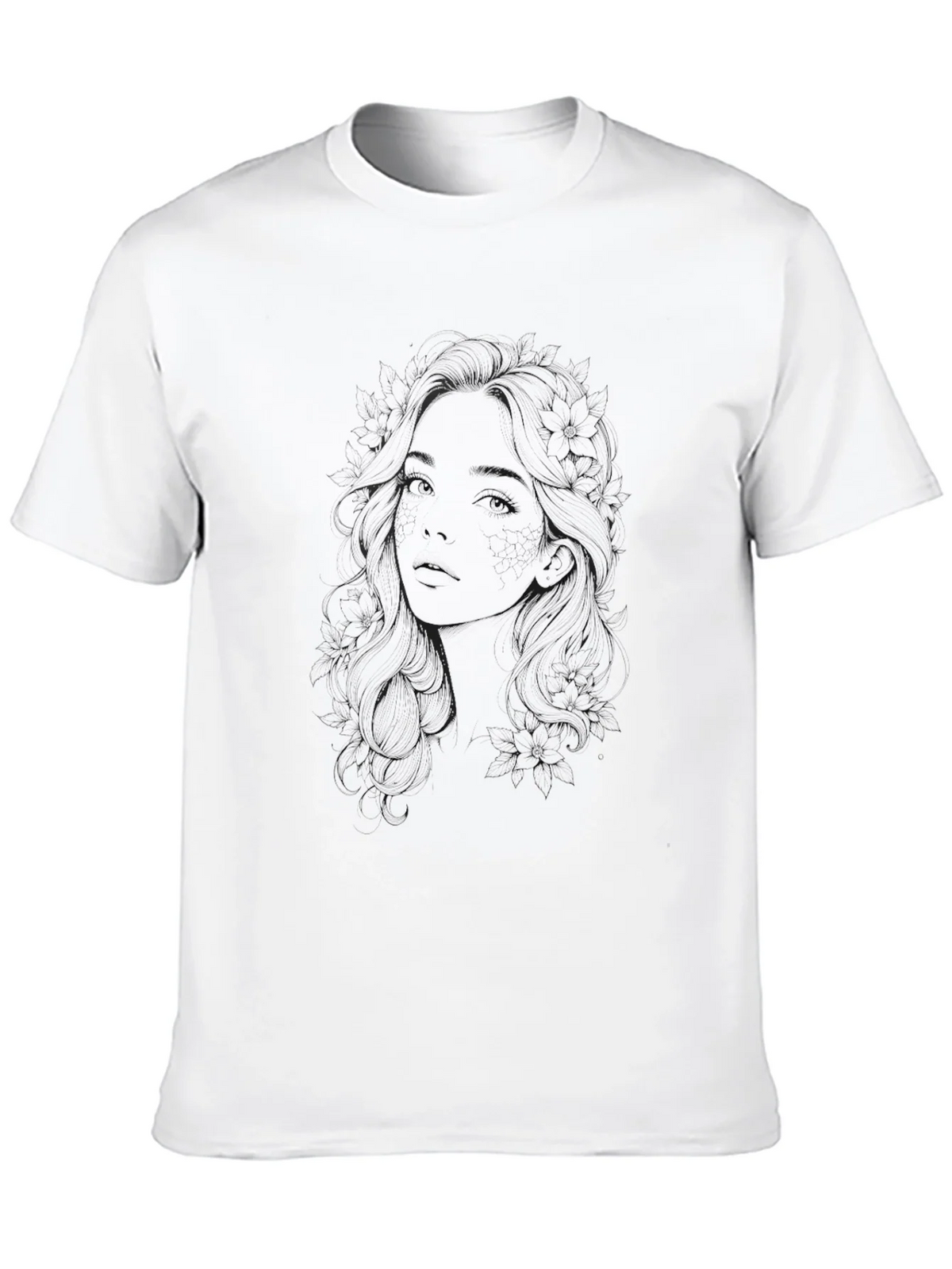 Mens Black Graphic Tee - Dark Silhouette Design product image 9
