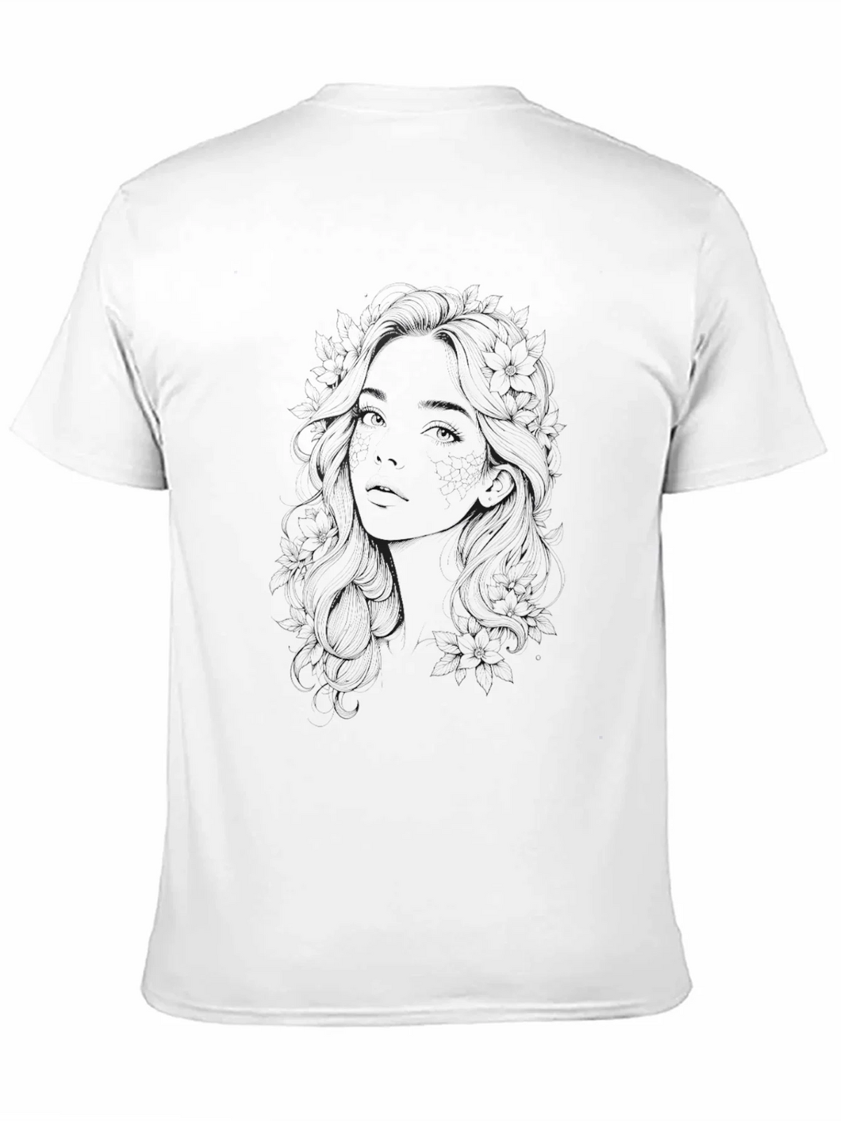 Mens Black Graphic Tee - Dark Silhouette Design product image 10