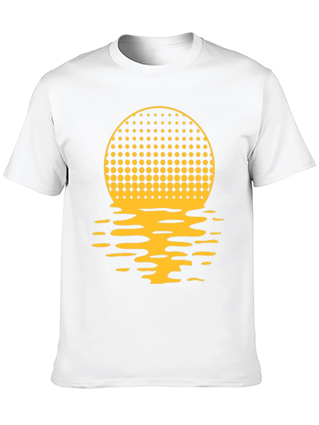Sunset Halftone Graphic Tee - Black product image 9