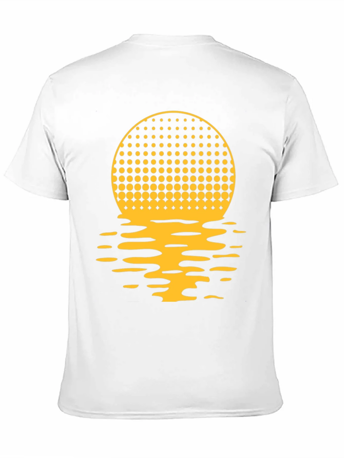 Sunset Halftone Graphic Tee - Black product image 10
