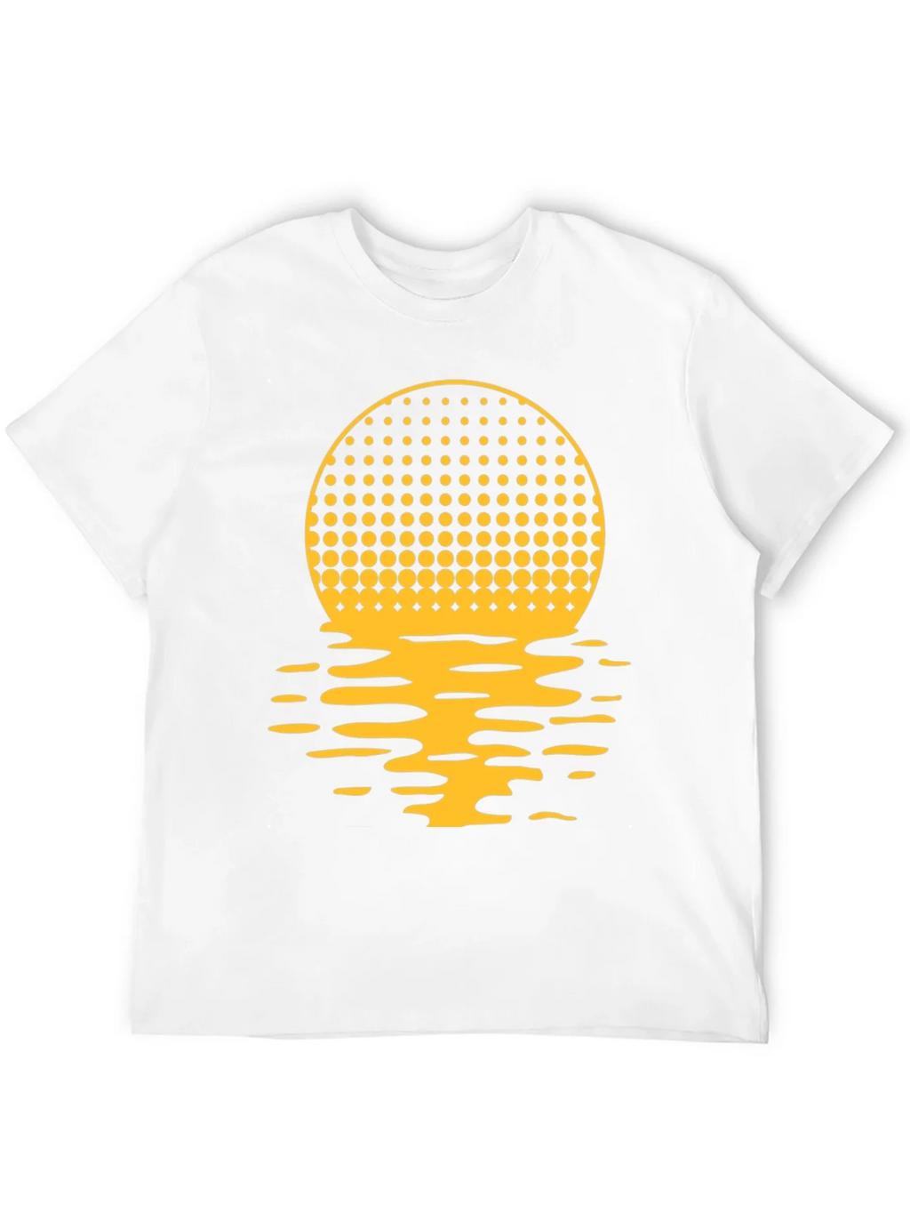 Sunset Halftone Graphic Tee - Black product image 11