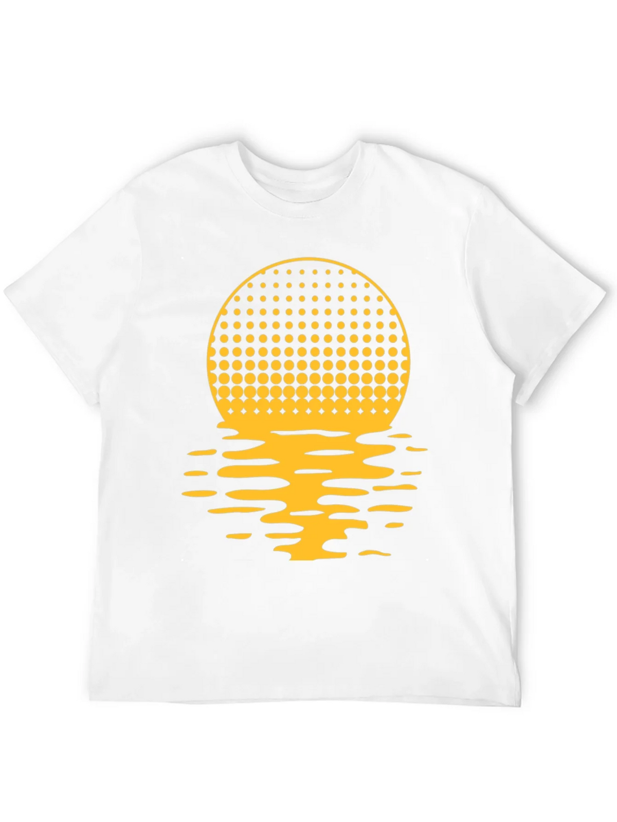 Sunset Halftone Graphic Tee - Black product image 11