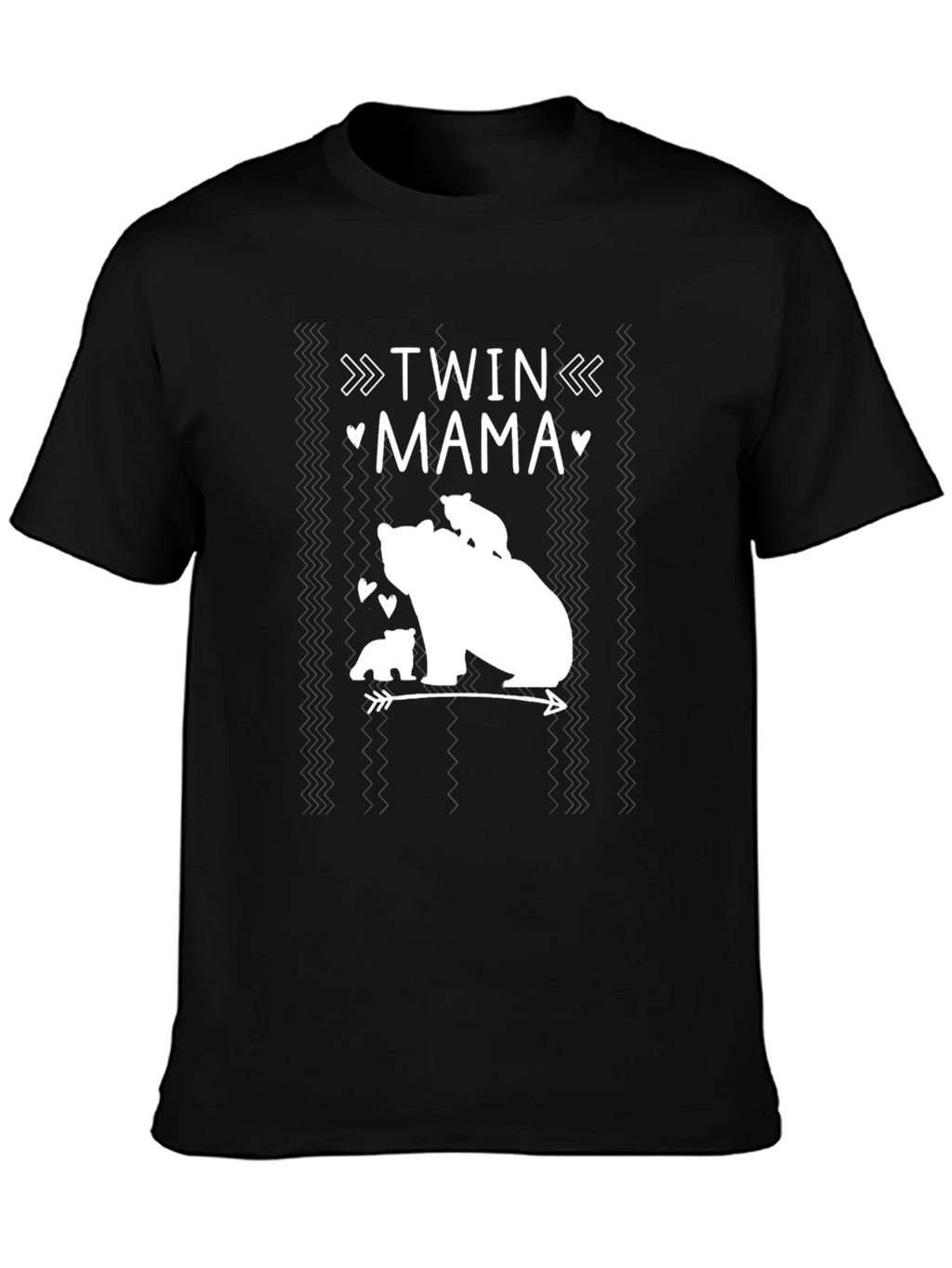 Twin Mama Bear T-Shirt - Adorable Tee product image 3