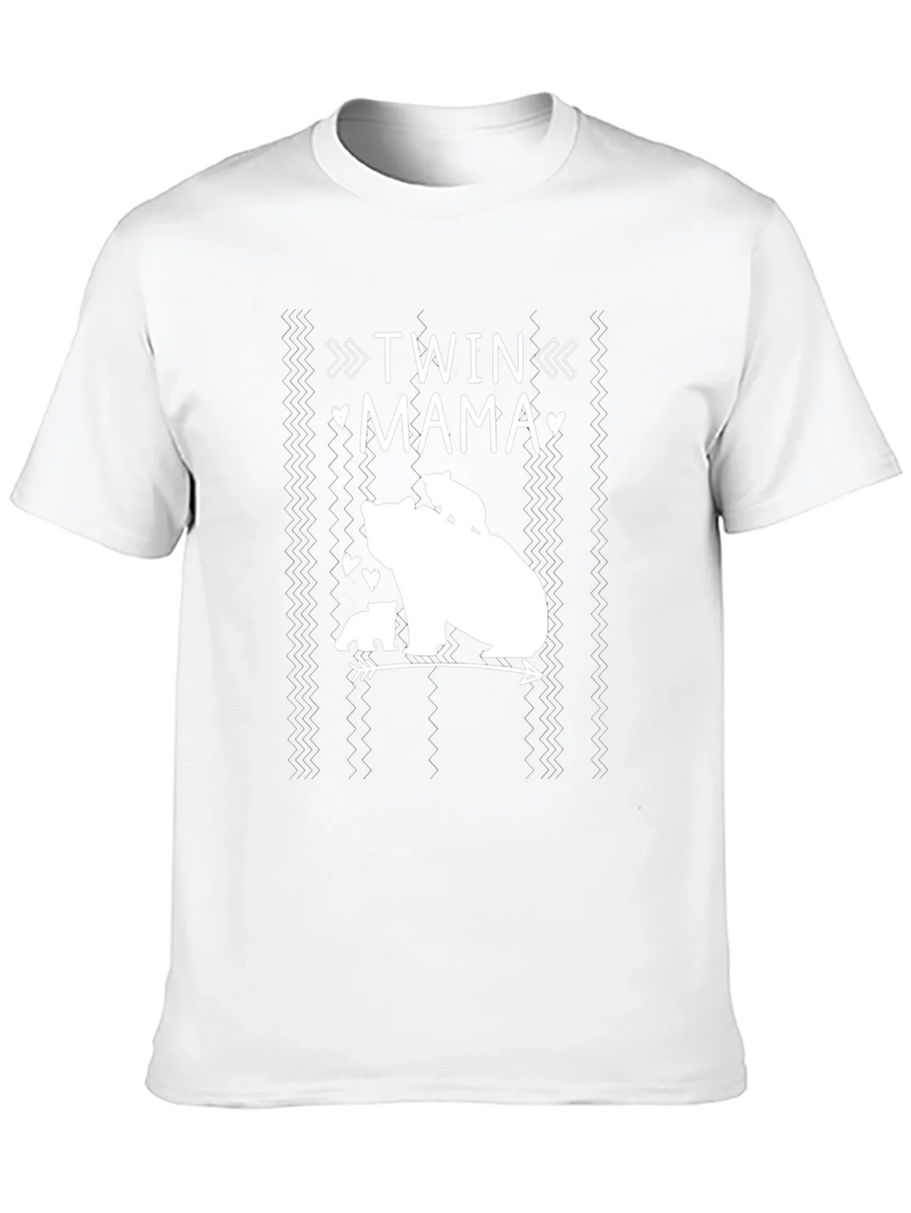 Twin Mama Bear T-Shirt - Adorable Tee product image 9