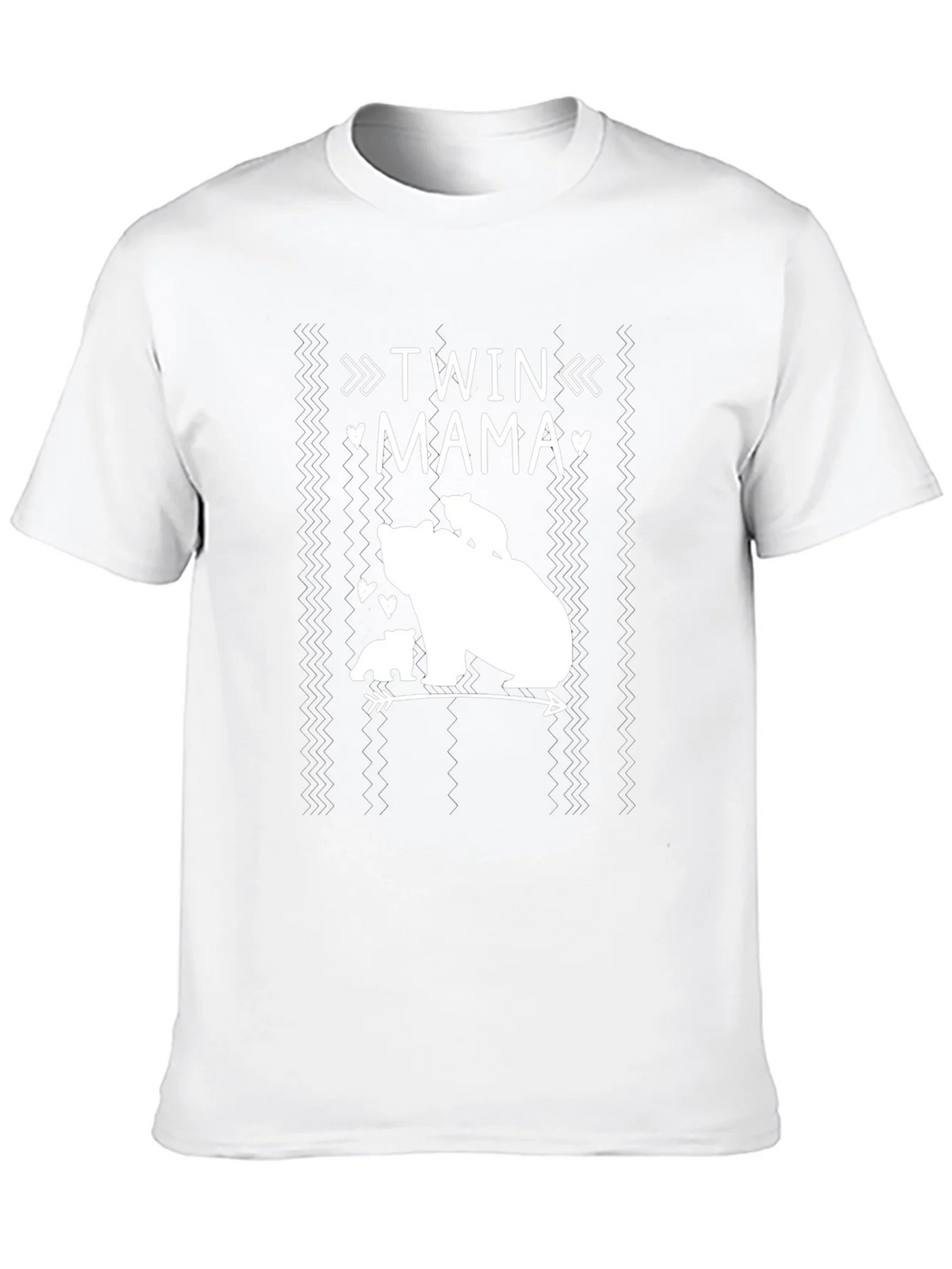 Twin Mama Bear T-Shirt - Adorable Tee product image 9