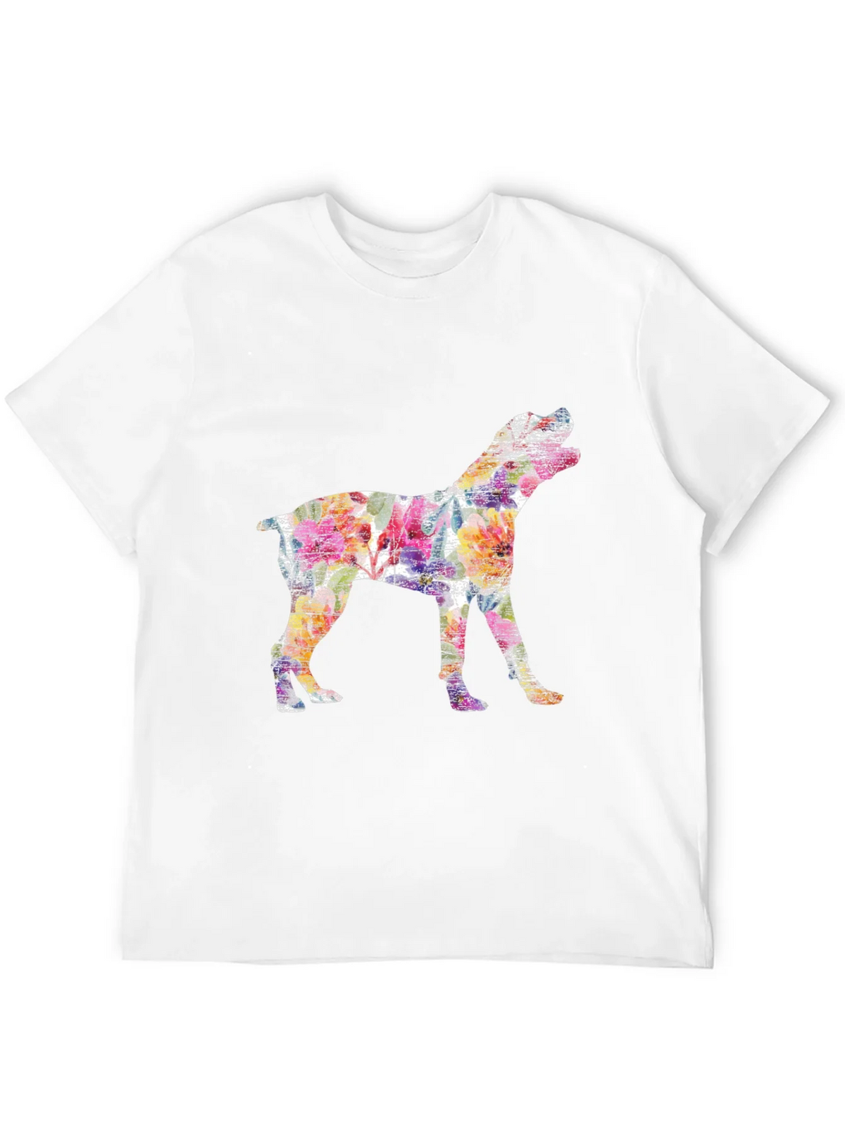 Vibrant Boxer Dog Silhouette Tee - Artistic Animal Lovers product image 11