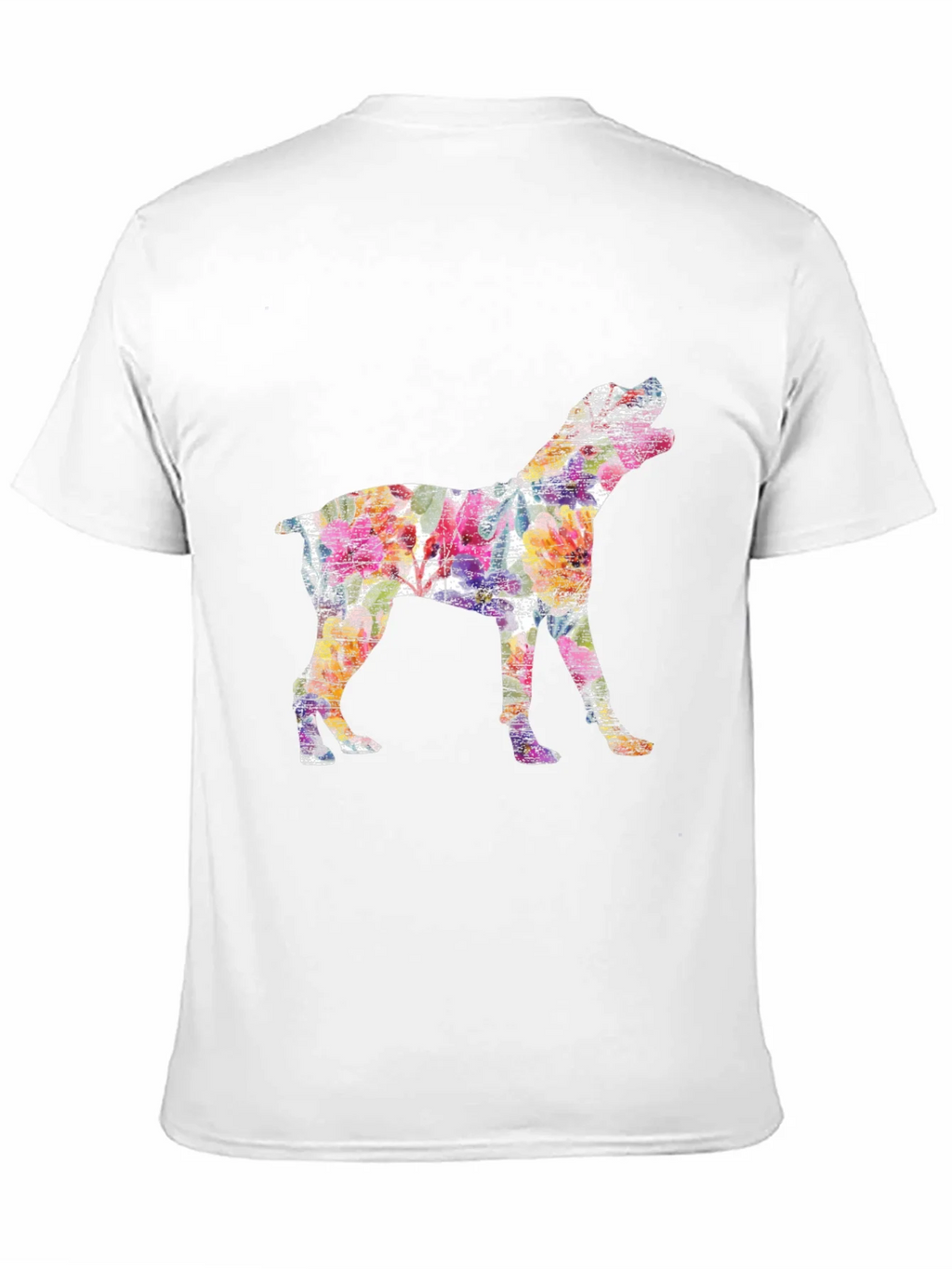 Vibrant Boxer Dog Silhouette Tee - Artistic Animal Lovers product image 10