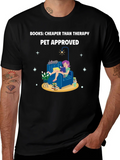Books: Cheaper Than Therapy T-Shirt product image 1