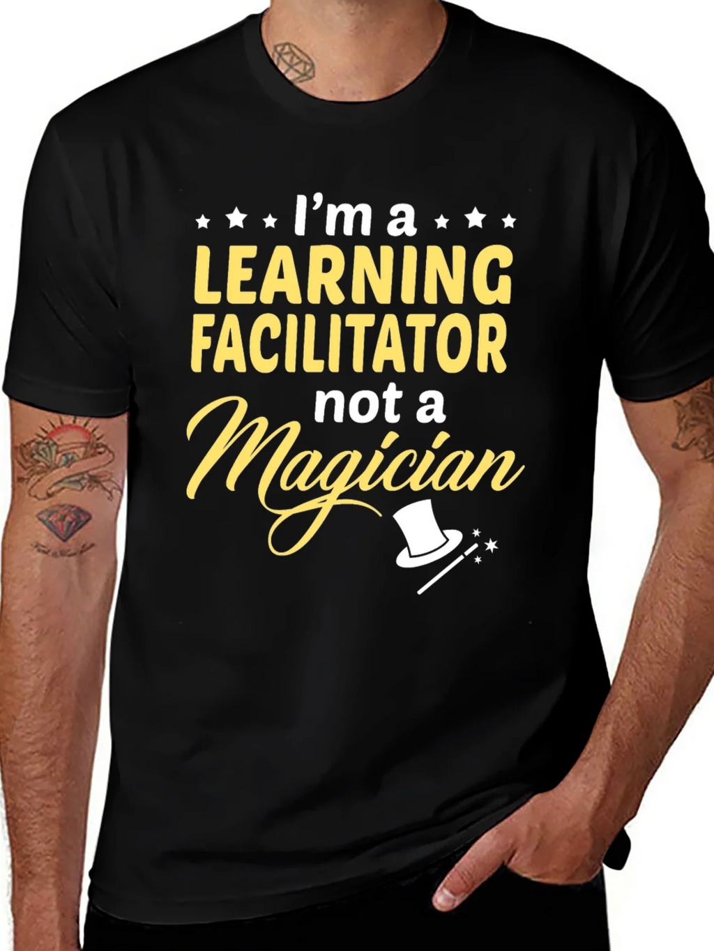 Learning Facilitator T-Shirt - Not a Magician product image 1