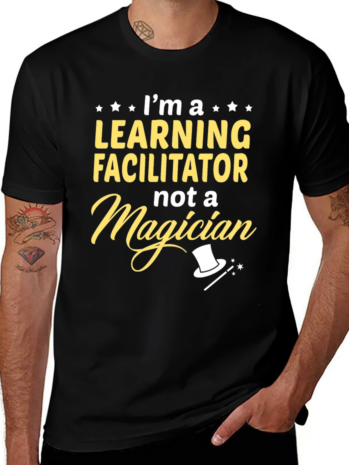 Learning Facilitator T-Shirt - Not a Magician product image 1