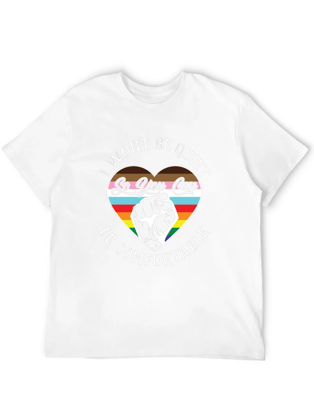 LGBTQ+ Pride T-Shirt - I Wont Be Quiet product image 11