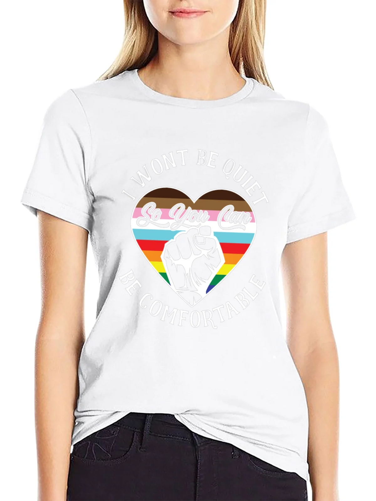 LGBTQ+ Pride T-Shirt - I Wont Be Quiet product image 8