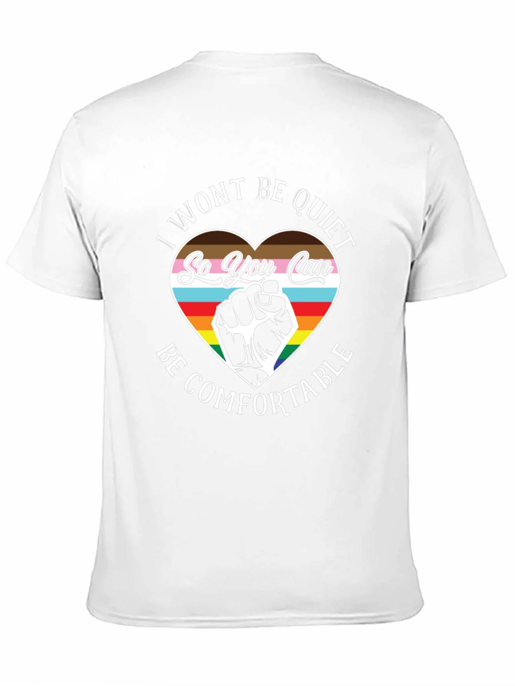 LGBTQ+ Pride T-Shirt - I Wont Be Quiet product image 10