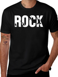 Rock Band T-Shirt - Black Cotton Graphic Tee product image 1