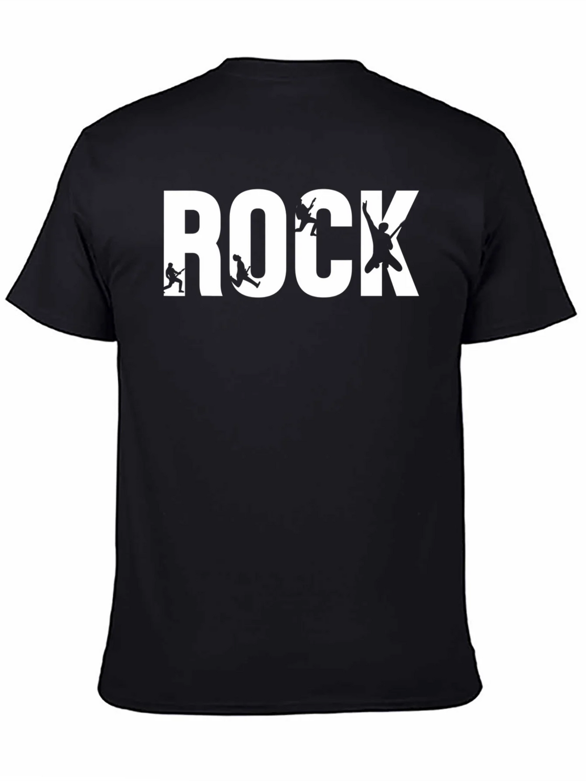 Rock Band T-Shirt - Black Cotton Graphic Tee product image 4