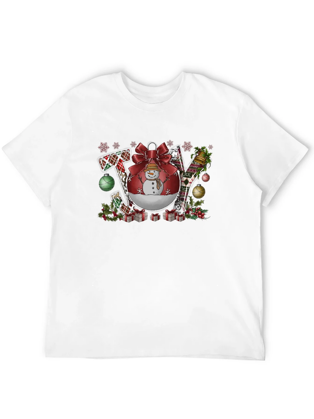 Joy Christmas Graphic Tee - Holiday Shirt product image 11