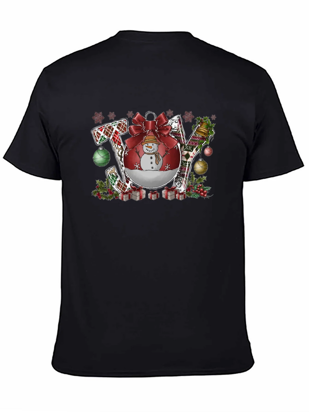 Joy Christmas Graphic Tee - Holiday Shirt product image 4