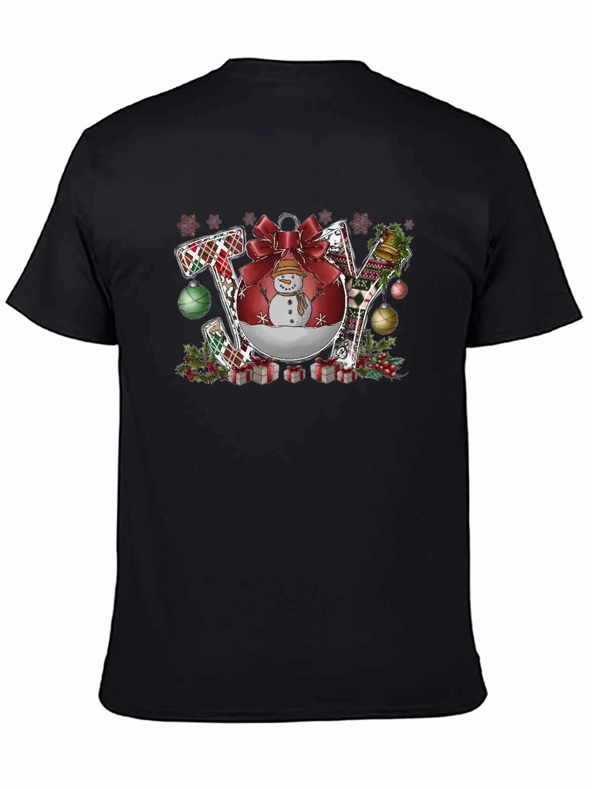 Joy Christmas Graphic Tee - Holiday Shirt product image 4